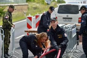 Pomezi nad Ohri-Schirnding border crossing between Germany and the Czech Republic