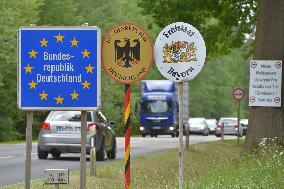 Svaty Kriz-Waldsassen border crossing between Germany and the Czech Republic