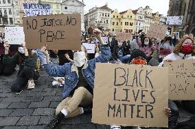 demonstration against the police violence and racism in the USA was held in Prague