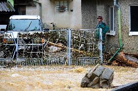 Sumvald, local flood