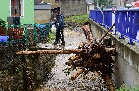 Sumvald, local flood