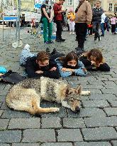 demonstration against the police violence and racism in the USA was held in Prague