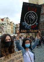 demonstration against the police violence and racism in the USA was held in Prague