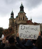 demonstration against the police violence and racism in the USA was held in Prague