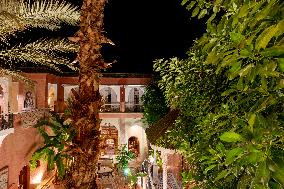 Luxury hotel Indian Palace, Marrakes, Morocco