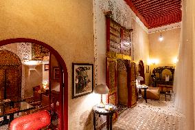 Luxury hotel Indian Palace, Marrakes, Morocco