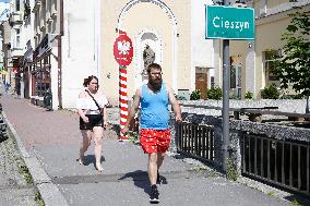 Polish control in Czech-Polish border in the town of Cieszyn has been abolished