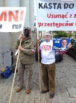 Protest against the activities of Rafal Trzaskowski the Warsaw city mayor