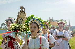 Corpus Christi procession in Letarovice