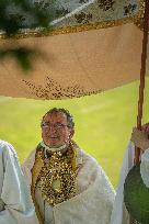 Corpus Christi procession in Letarovice