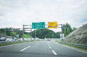 Gruskovje/Macelj  border crossing - Slovenia - Croatia, SLO-HR