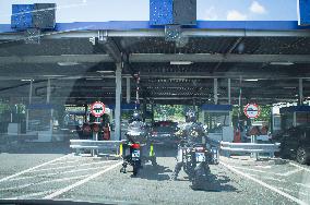 Macelj/Gruskovje border crossing - Croatia - Slovenia, HR-SLO, traffic