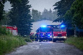 Konrad brewery, fire, firefighters