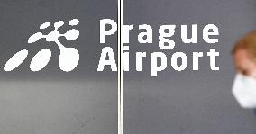 Prague airport Letiste Praha, Vaclav Havel Airport, tourist, passengers