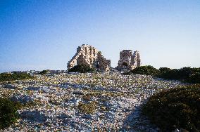 Kornati Islands National Park, The Kornati archipelago, Mana island, ruin