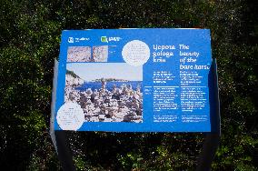 Telascica Nature Park, limestone, cliff, erosion