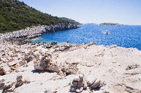 Telascica Nature Park, cliff, pleasure boat trip