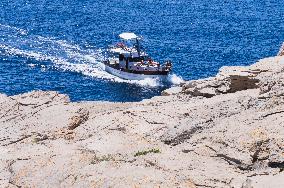 Telascica Nature Park, cliff, pleasure boat trip