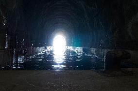 marine bunker, abandoned Zagracina submarine pen, base, Dugi Otok island