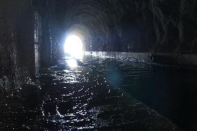 marine bunker, abandoned Zagracina submarine pen, base, Dugi Otok island