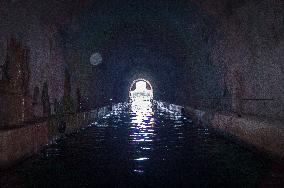 marine bunker, abandoned Zagracina submarine pen, base, Dugi Otok island