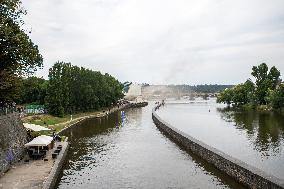 fire in Museum Kampa