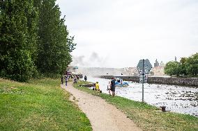 fire in Museum Kampa