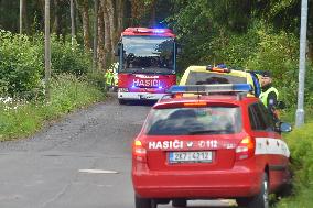 Train collision, Pernink