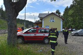 Train collision, Pernink