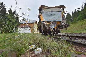 Train collision, Pernink