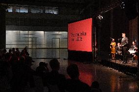 Tomas Petricek, commemorative event of liquidation the so called Theresienstadt family camp BIIb in Birkenau in 1944