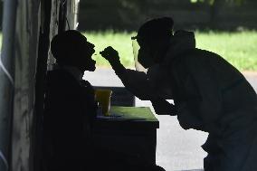 soccer players, test for the coronavirus, Karvina