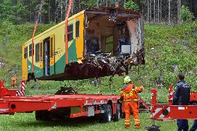 train wreck, wreckage, train collision, Pernink