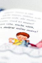 school supplies, Czech alphabet book, ABC-book, ABC, book, textbook, schoolbook, spelling book, reading, text, letters, characters