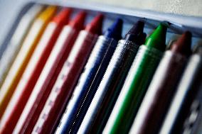 wax colored pencil, pencils, crayons, crayon, color, colour, colors, colours, art, tools