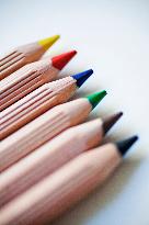 school supplies, crayons, crayon, color, colour, colors, colours, draw, drawing