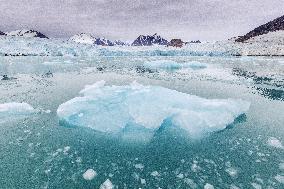 ice floe around Svalbard