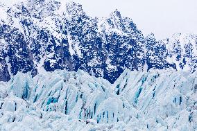 ice floe around Svalbard