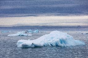 ice floe around Svalbard