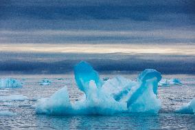 ice floe around Svalbard