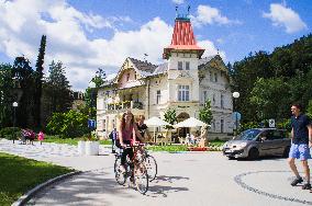 Villa with Pharmacy (originally Villa Austria), Luhacovice