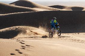 rally Dakar, Martin Michek in the 6th etape: Haｴil - Riyadh