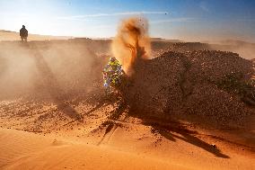 rally Dakar, Martin Michek in the 12th etape: Haradh - Qiddiya