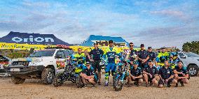 MRG team before start of rally Dakar