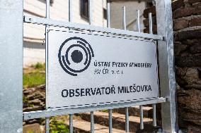 Milesovka, Milesovka, mountain, hill, transmitter, meteorological station, observatory, lookout tower