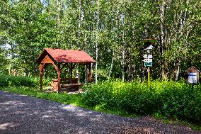 Milesovka, Milesovka, mountain, hill, transmitter, meteorological station, observatory, lookout tower, signs