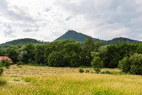 Milesovka, Milesovka, mountain, hill, transmitter, meteorological station, observatory, lookout tower