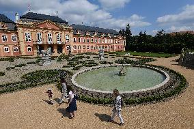 French park at Dobris chateau