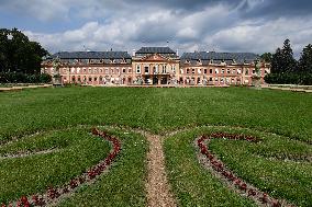 French park at Dobris chateau