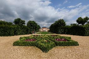 French park at Dobris chateau